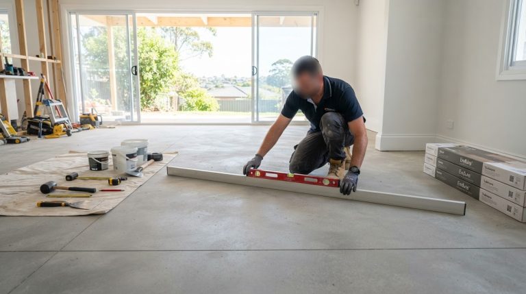 Professional subfloor assessment for surface preparation in a Newcastle home